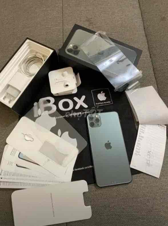 Sang tay - Iphone 11 Pro Max 256G màu Xanh Fullbox