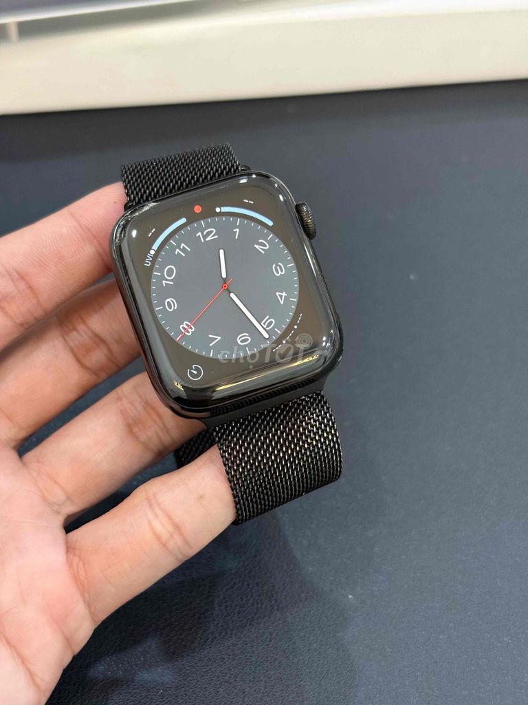 Apple Watch S5 44MM THÉP ĐEN - Zin 99 Màn nút nhẹ. Mua bán Thiết bị đeo thông minh tại Quận Ninh Kiều Cần Thơ được đăng bởi Phạm Minh Tâm hình 1