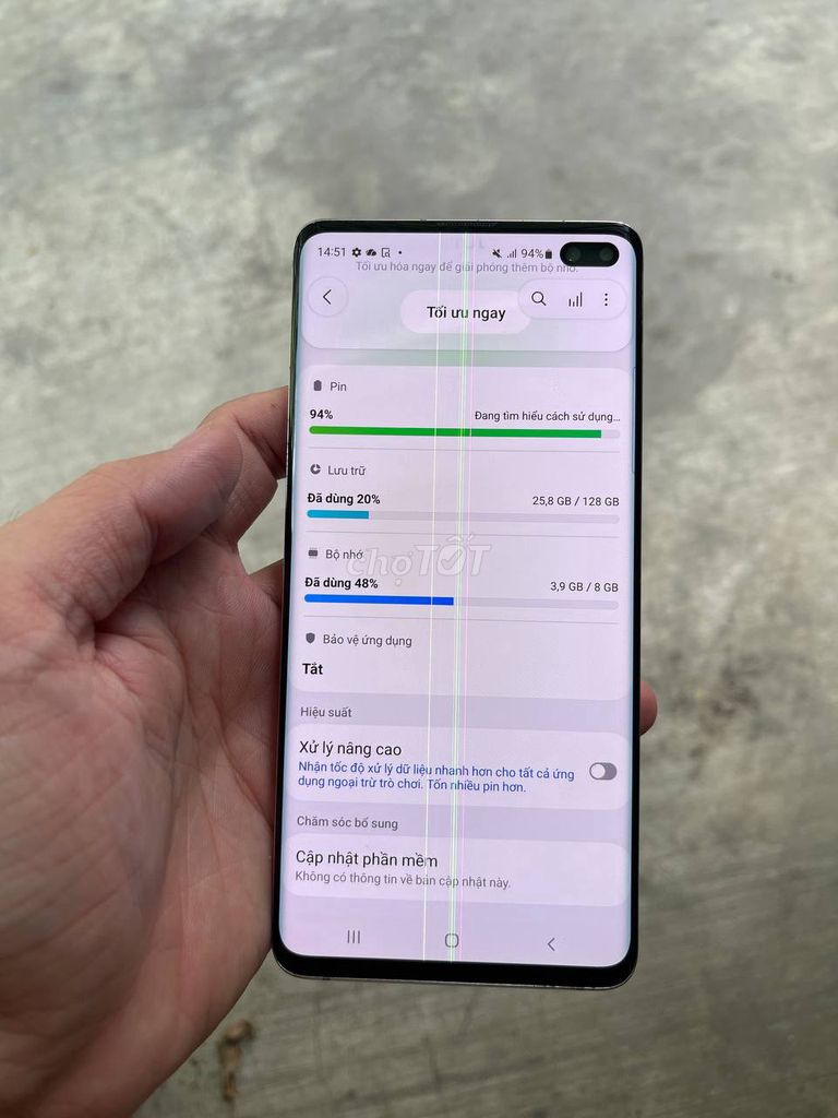 Samsung S10 Plus 128GB Trắng 8GB Like New. Mua bán Điện thoại tại Quận Liên Chiểu Đà Nẵng được đăng bởi nguyen van manh hình 1