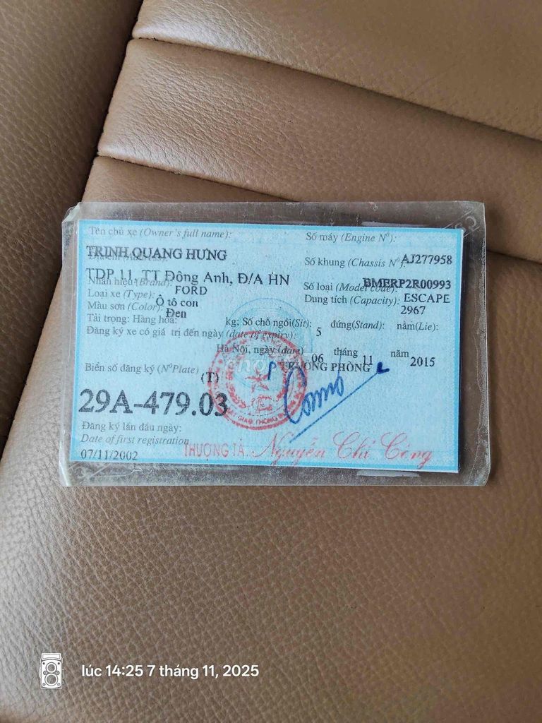 ford escape 2002 xlt AT4x4, màu đen.. Mua bán Ô tô tại Huyện Đông Anh Hà Nội được đăng bởi Nguyên hình 6