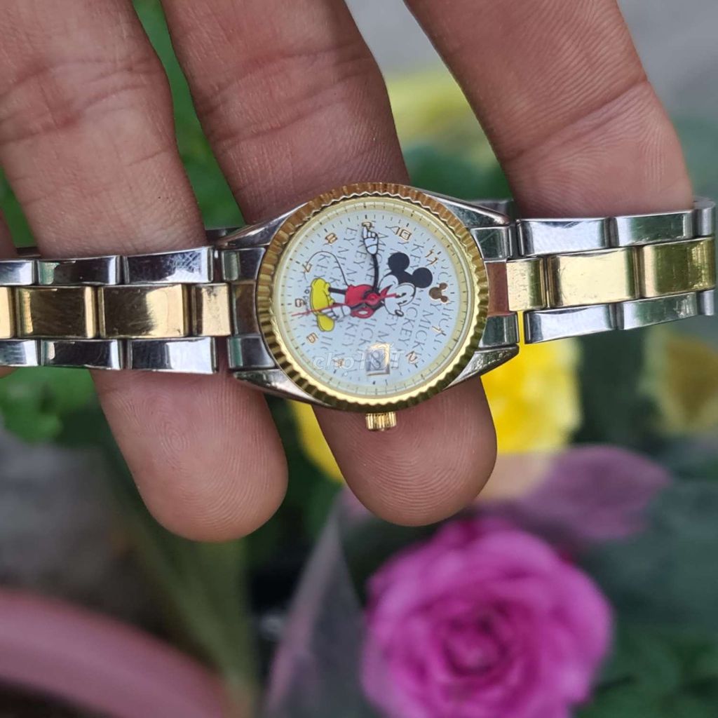 Đồng hồ Disney Mickey Form Rolex Nữ. Mua bán Đồng hồ tại Huyện Tịnh Biên An Giang được đăng bởi Quý Võ Watch 2nd hình 1