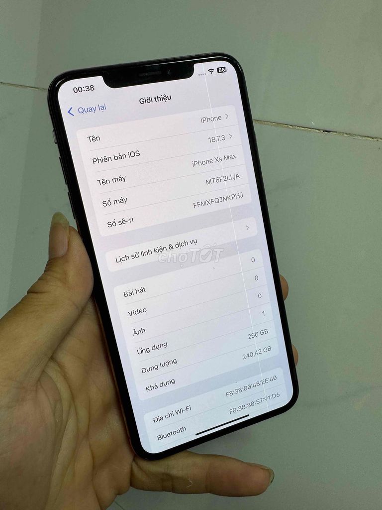 Apple iPhone XS Max 256GB Vàng .... Mua bán Điện thoại tại Thành phố Tân An Long An được đăng bởi lê văn thái hình 1