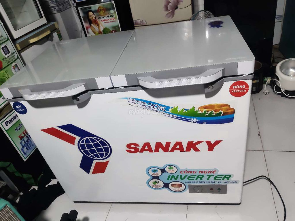 Tủ đông mát Sanaky Inverter 250L Trắng. Mua bán Tủ lạnh tại Huyện Hóc Môn Tp Hồ Chí Minh được đăng bởi long hình 1