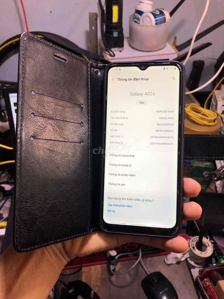 Samsung A02s 4G / 64GB Đen. Mua bán Điện thoại tại Quận Ninh Kiều Cần Thơ được đăng bởi Yahoo hình 1