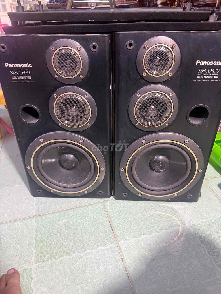Loa Panasonic SB-CD470 Đen Bass mạnh mẽ. Mua bán Tivi, Âm thanh tại Quận Bình Thạnh Tp Hồ Chí Minh được đăng bởi Đam mê âm thanh chán thì bán hình 1