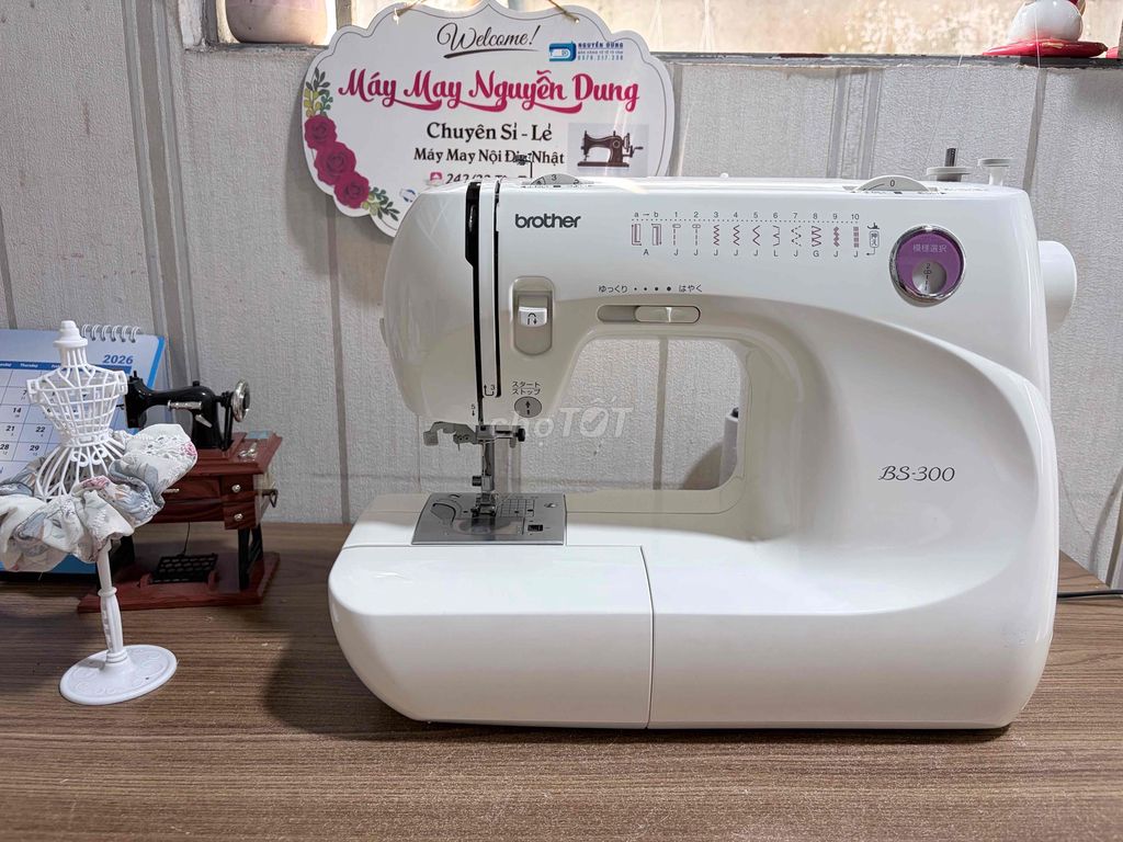 Máy may Brother BS-300 Trắng. Mua bán Đồ chuyên dụng, Giống nuôi trồng tại Quận Tân Phú Tp Hồ Chí Minh được đăng bởi Máy may Nguyễn Dung  hình 1