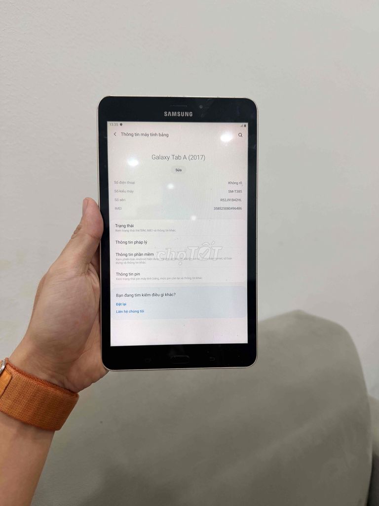 Samsung Galaxy Tab A (2017) Vàng đồng. Mua bán Máy tính bảng tại Quận Cầu Giấy Hà Nội được đăng bởi TicoSmartphone hình 1