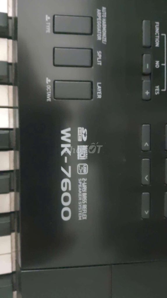 Đàn Organ Casio WK-7600 Đen. Mua bán Nhạc cụ tại Quận Tây Hồ Hà Nội được đăng bởi lifegarden hình 1