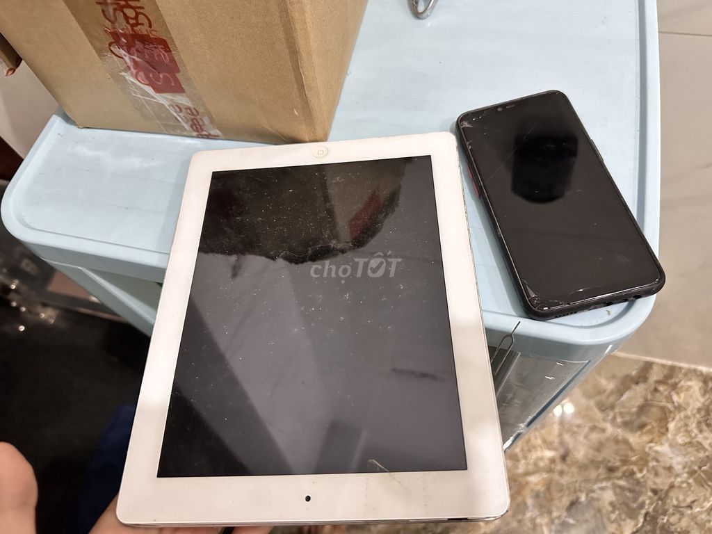 Apple iPad 2 Trắng + oppo A mấy ko nhớ mã. Mua bán Máy tính bảng tại Quận Ngũ Hành Sơn Đà Nẵng được đăng bởi Nghĩa Đặng hình 1