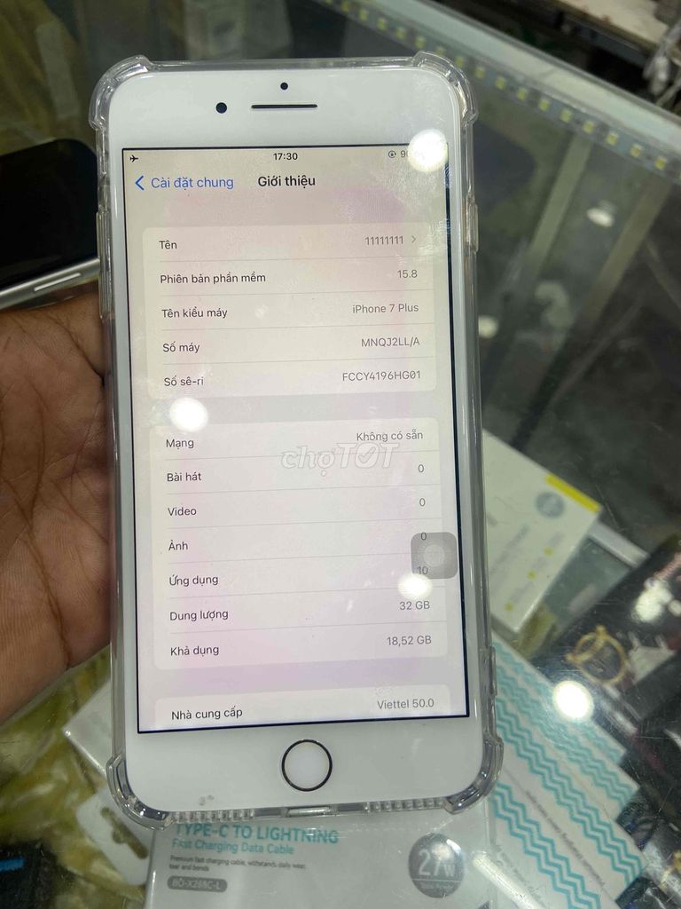 Apple iPhone 7 Plus 32GB Bạc. Mua bán Điện thoại tại Huyện Long Mỹ Hậu Giang được đăng bởi nguyễn tân hình 1