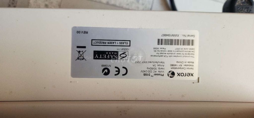 Máy in Xerox Phaser 3155. Mua bán Đồ dùng văn phòng tại Huyện Vụ Bản Nam Định được đăng bởi Lê Lực hình 3