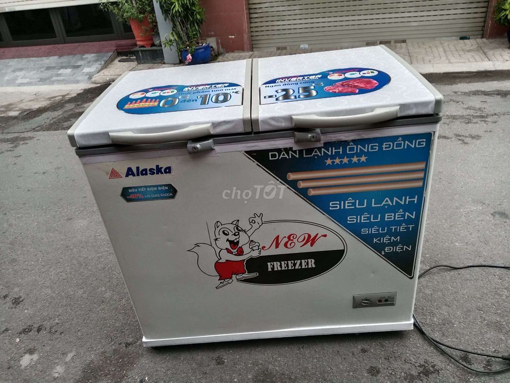 Tủ đông Alaska 1 ngăn đông 1 ngăn mát Trắng. Mua bán Tủ lạnh tại Quận Tân Phú Tp Hồ Chí Minh được đăng bởi Ngân Nguyên hình 1