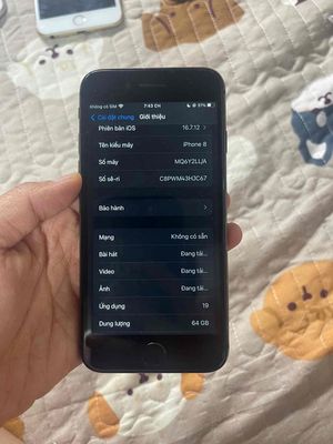 iPhone 8 64GB Đen Mất vân tay. Mua bán Điện thoại tại Thành phố Thủ Đức Tp Hồ Chí Minh được đăng bởi điện thoại giá sỷ