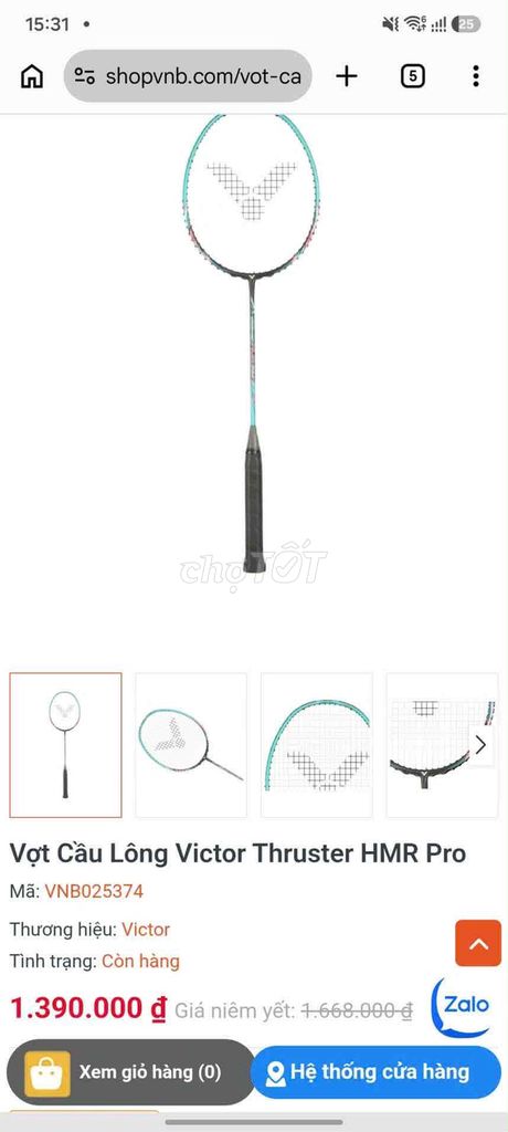 Vợt cầu lông Victor Thruster HMR Pro Xanh ngọc Mới. Mua bán Đồ thể thao, Dã ngoại tại Thành phố Long Xuyên An Giang được đăng bởi Lê Đức Trọng hình 1