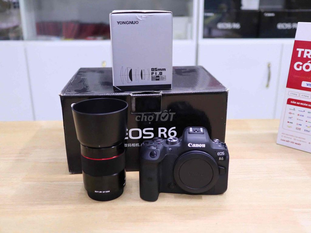 Máy ảnh Canon R6 +RF85f1.8 yongnuo. Mua bán Máy ảnh, Máy quay tại Thành phố Thủ Dầu Một Bình Dương được đăng bởi Chinh Lee hình 1