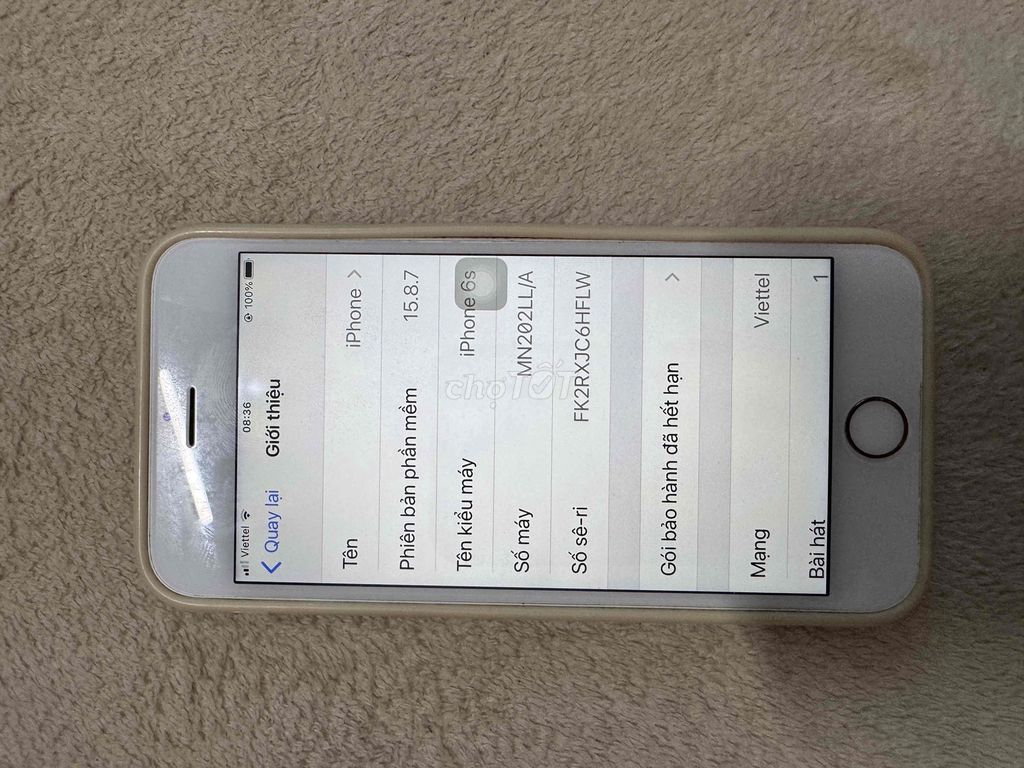 iPhone 6s Trắng. Mua bán Điện thoại tại Huyện Quỳnh Lưu Nghệ An được đăng bởi bùi kiều hình 1