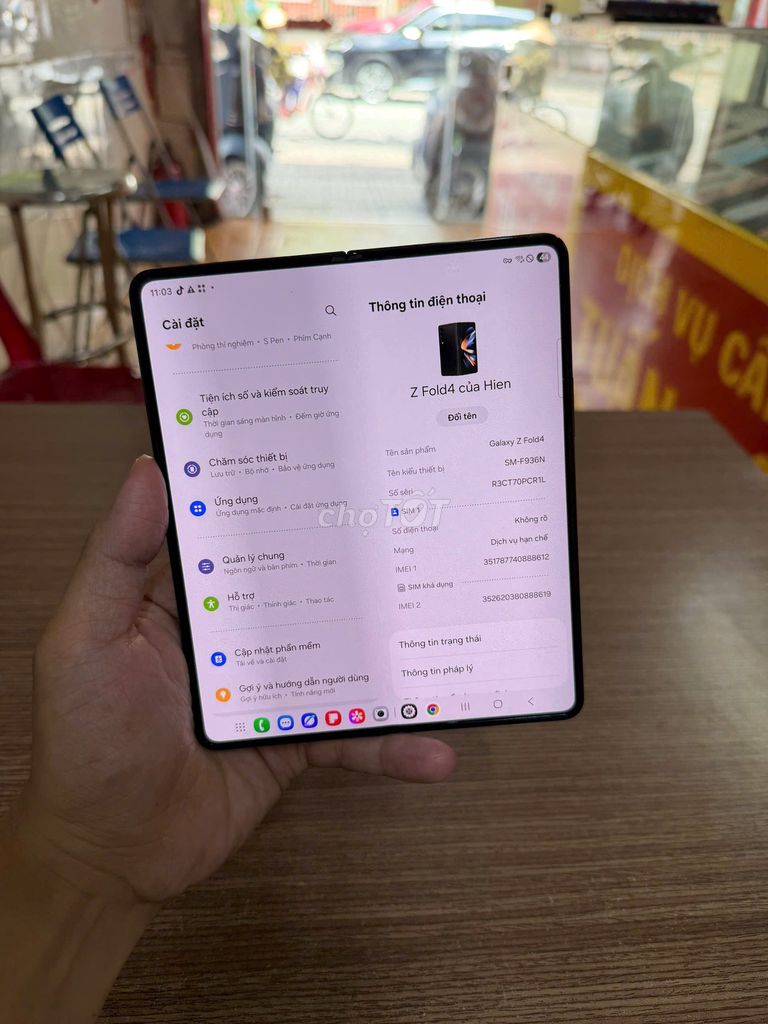 Samsung Z Fold4 256GB Đen Like New. Mua bán Điện thoại tại Quận 7 Tp Hồ Chí Minh được đăng bởi Quang Vũ hình 1