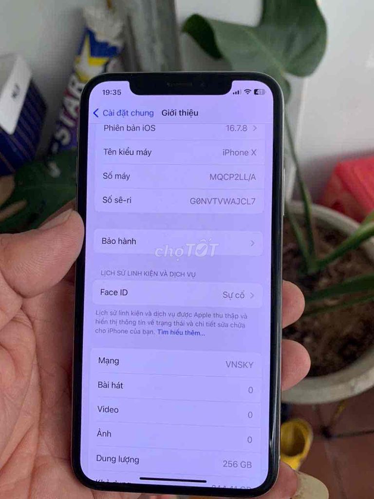 Bán iPhone X 256 GB