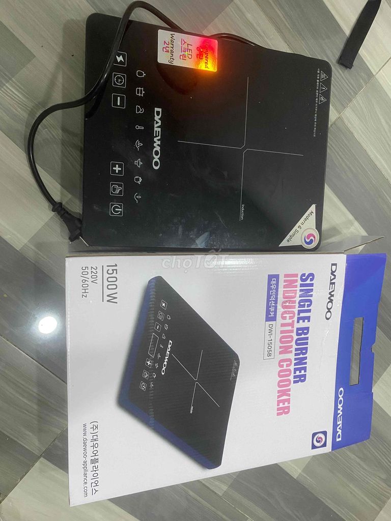 Bếp từ đơn DAEWOO DWI-1505B Đen. Mua bán Bếp, lò, đồ điện nhà bếp tại Quận 11 Tp Hồ Chí Minh được đăng bởi Tài Nguyễn hình 1
