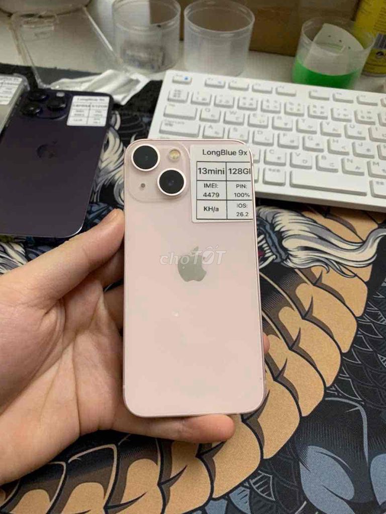 iPhone 13 Mini 128GB Hồng, Bản Quốc Tế. Mua bán Điện thoại tại Quận Cầu Giấy Hà Nội được đăng bởi Long blue 9x hình 1