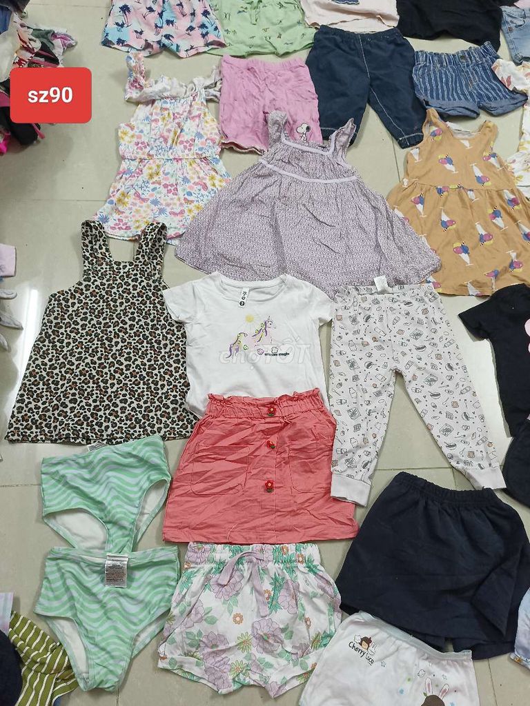 Đồ bộ bé gái thoáng mát size 80-90. Mua bán Mẹ và bé tại Huyện Cần Giuộc Long An được đăng bởi Đồ si tuyển cho bé hình 1