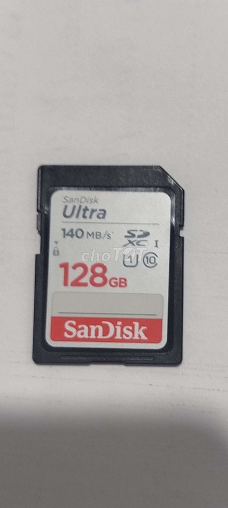 Thẻ nhớ SD SanDisk Ultra 128GB. Mua bán Phụ kiện (Màn hình, Chuột...) tại Thành phố Bến Tre Bến Tre được đăng bởi ANH MINH hình 1
