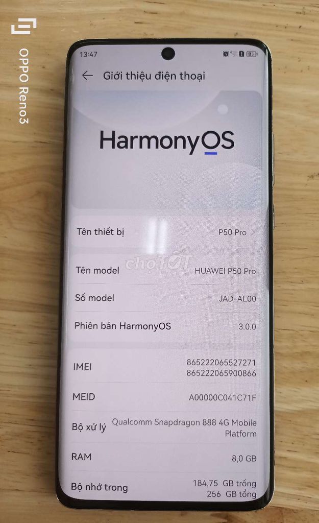 Huawei P50 Pro 8/256GB . Mua bán Điện thoại tại Quận Thanh Xuân Hà Nội được đăng bởi Mohames Sala hình 1