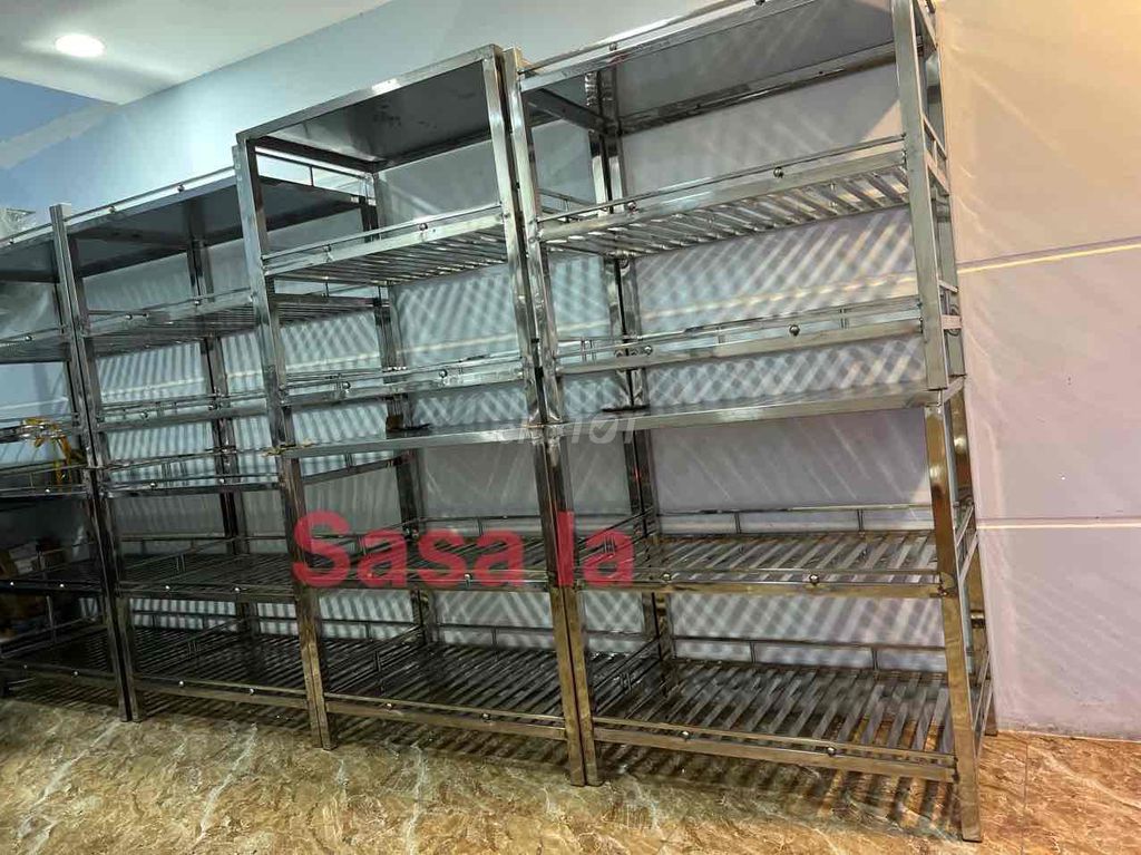 THANH LÝ KỆ INOX KT50x80. Mua bán Tủ, kệ gia đình tại Huyện Củ Chi Tp Hồ Chí Minh được đăng bởi  INOX NHÃ GIA 218 hình 1