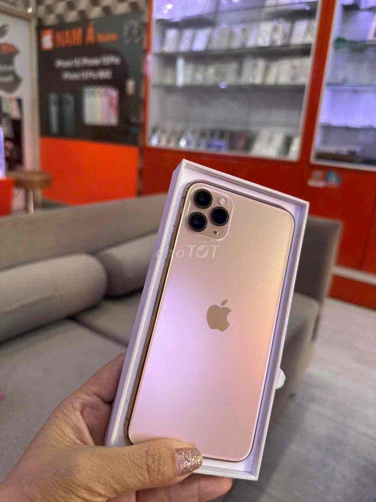iphone11promax 64gb vàng qtế mỹ pin100 zin áp suất. Mua bán Điện thoại tại Quận 3 Tp Hồ Chí Minh được đăng bởi Nam Á Mobile hình 1