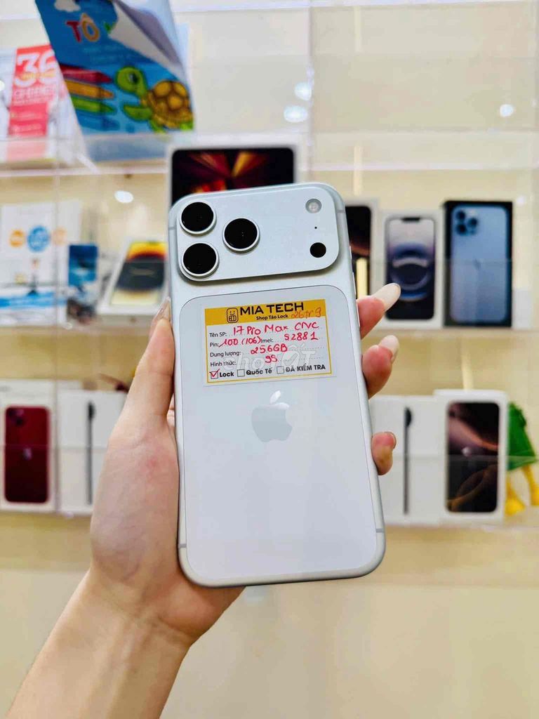 iPhone 17 Pro Max 256GB Trắng ✅ Thu cũ - Góp ✅. Mua bán Điện thoại tại Quận Ba Đình Hà Nội được đăng bởi Huy Trần hình 1