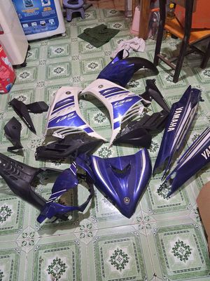 Dàn áo Yamaha Exciter 135 Xanh trắng. Mua bán Phụ tùng xe tại Quận 12 Tp Hồ Chí Minh được đăng bởi trần hải đăng