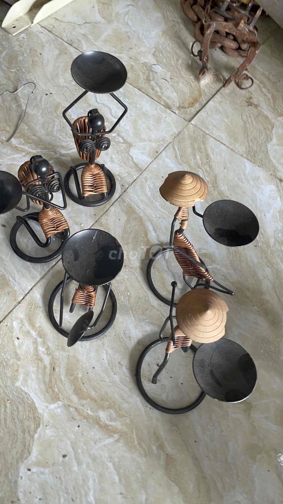 Chân nến Kim loại Mây tre Đen Nâu. Mua bán Cây cảnh, đồ trang trí tại Quận Bình Tân Tp Hồ Chí Minh được đăng bởi bãi nhật 17 hình 1