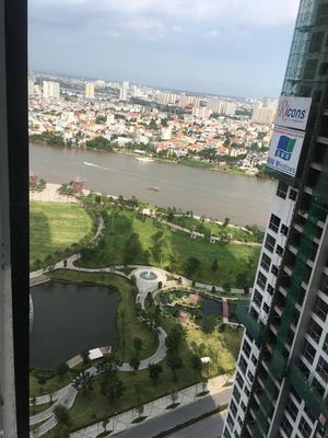 Bán 2 PN Park 5 Vinhomes Central Park, View sông, hướng mát layout