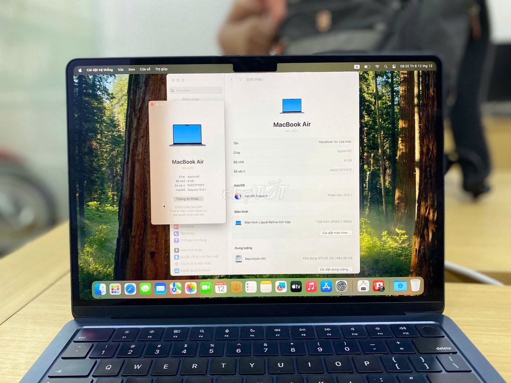 MacBook Air 13inch 2022 Chip M2 Ram  16Gb. Mua bán Laptop tại Quận 10 Tp Hồ Chí Minh được đăng bởi MACVN hình 1