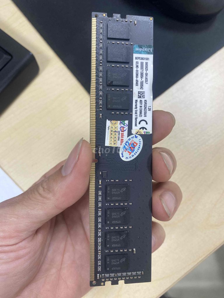 ram kington ddr4 8gb 3200 có tản led coolmon. Mua bán Linh kiện (RAM, Card...) tại Thành phố Dĩ An Bình Dương được đăng bởi Sỹ Quang hình 1