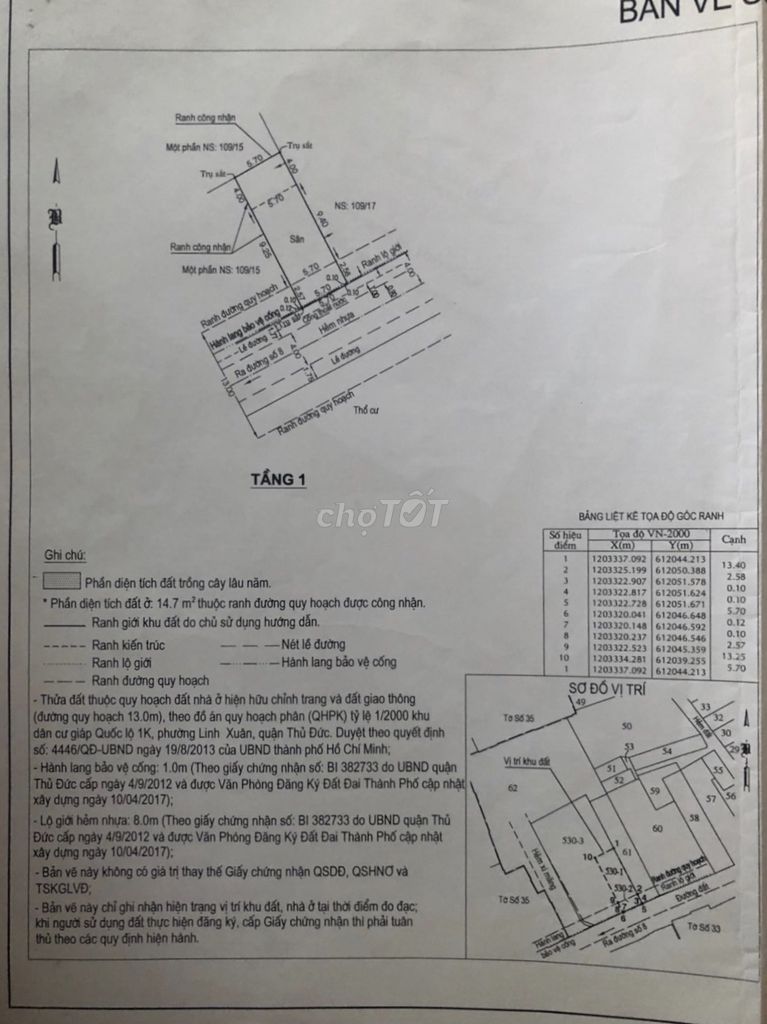 0987766188 - Đất 92m2 cách đường 8 Linh Xuân 30m thông buôn bán