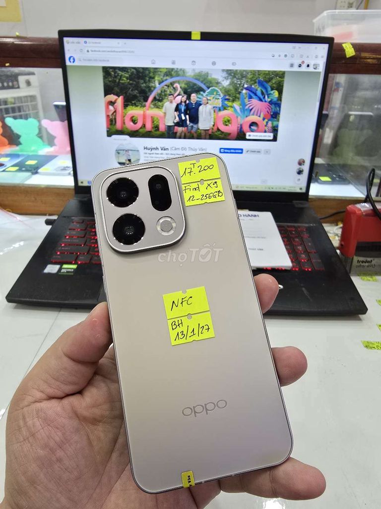 Oppo Find X9 5G - BH_13/01/2027. Mua bán Điện thoại tại Thành phố Long Xuyên An Giang được đăng bởi Facebook Cầm Đồ Thúy Vân hình 1