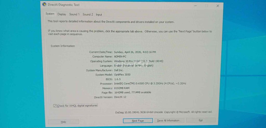 Dell OptiPlex 3***GB. Mua bán Máy tính để bàn tại Quận 12 Tp Hồ Chí Minh được đăng bởi Hoang Vu hình 1