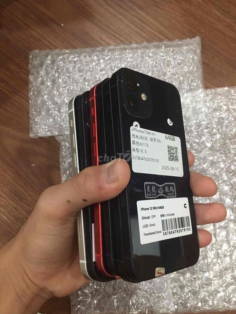 Apple iPhone 12 mini 64GB Đen, Đỏ, Xanh, Tím Zin. Mua bán Điện thoại tại Huyện Gia Lâm Hà Nội được đăng bởi Lê Doãn Hai hình 1