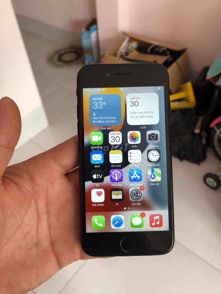 iPhone 7 Đen 32G-icloud sạch-Pin 1000. Mua bán Điện thoại tại Quận Ninh Kiều Cần Thơ được đăng bởi CẦN THƠ hình 1