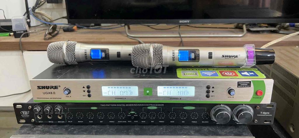 Micro không dây Shure UGX8 II Bạc. Mua bán Tivi, Âm thanh tại Quận Kiến An Hải Phòng được đăng bởi Phạm anh Tuấn  hình 1