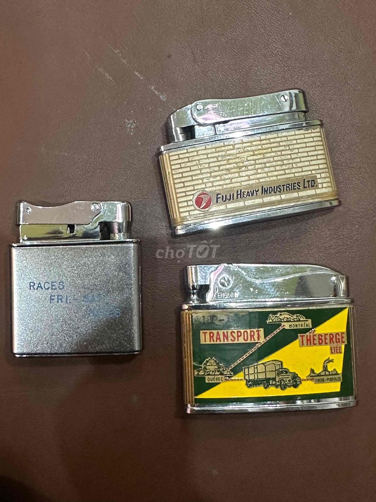 3 chiếc bật lửa cò mổ nhật xưa