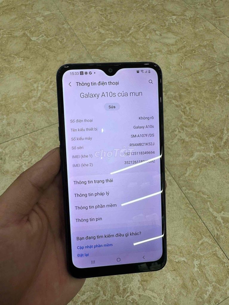 Samsung Galaxy A10s Xanh ngọc. Mua bán Điện thoại tại Quận Hà Đông Hà Nội được đăng bởi HuyenNT hình 1