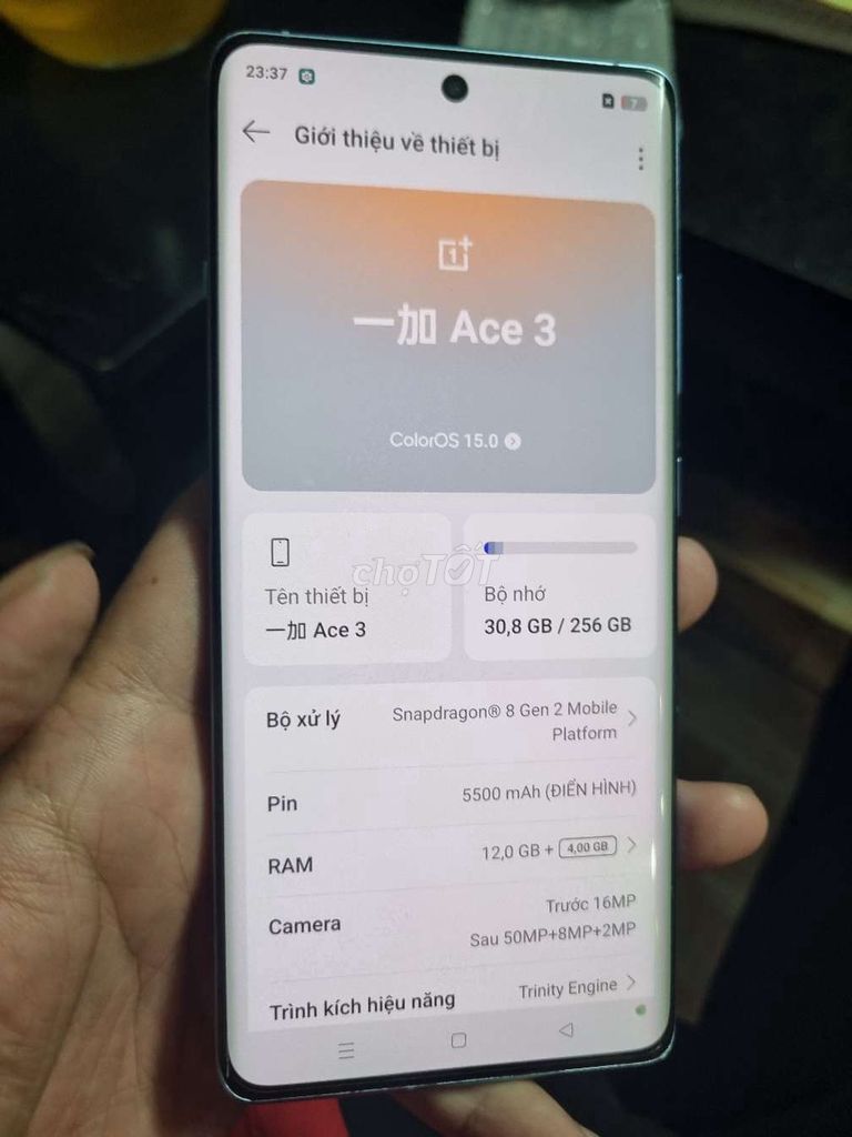 OnePlus Ace3 256GB Trắng
