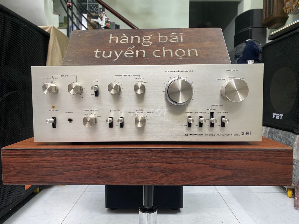 Sale Amply PIONEER SA-8800 chạy 4 sò sắt. Mua bán Tivi, Âm thanh tại Quận Tân Bình Tp Hồ Chí Minh được đăng bởi nhut audio hình 1