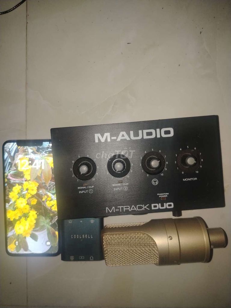 Dàn âm thanh M-Audio M-Track Duo Đen. Mua bán Tivi, Âm thanh tại Huyện Chợ Gạo Tiền Giang được đăng bởi Võ Lê Vũ hình 1