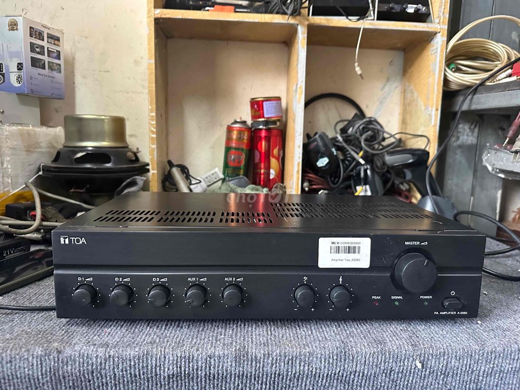 Amply TOA A-2060.còn đẹp. hát tốt. Mua bán Tivi, Âm thanh tại Quận Phú Nhuận Tp Hồ Chí Minh được đăng bởi Bông Lê  hình 1