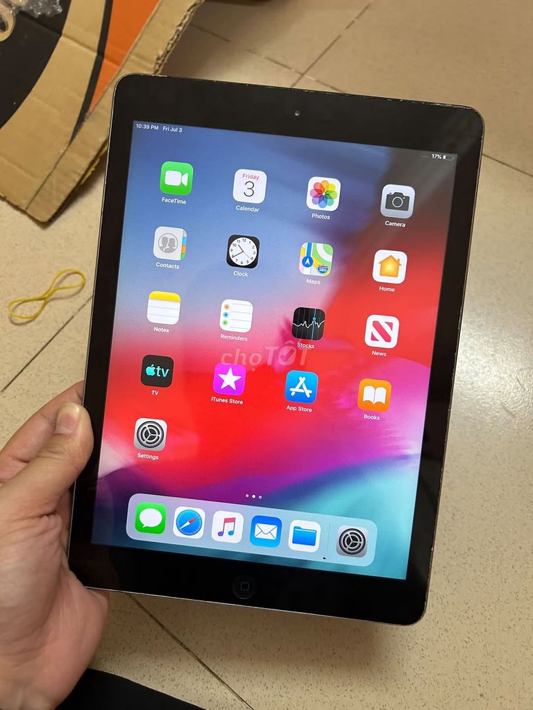 Apple iPad Air 128GB Đen. Mua bán Máy tính bảng tại Quận Ba Đình Hà Nội được đăng bởi Hội Đồ Điện Tử hình 1