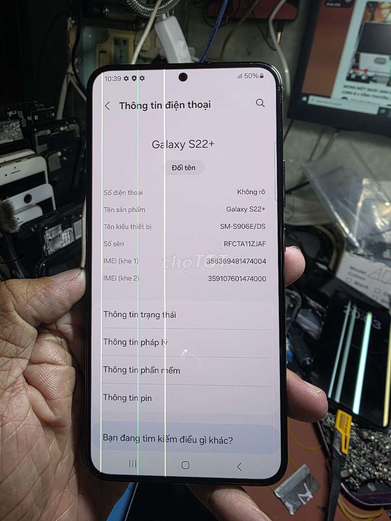 Samsung Galaxy S22+ 128GB zin toàn bộ giá rẻ . Mua bán Điện thoại tại Quận 8 Tp Hồ Chí Minh được đăng bởi Thiên Hòa mobile  hình 1