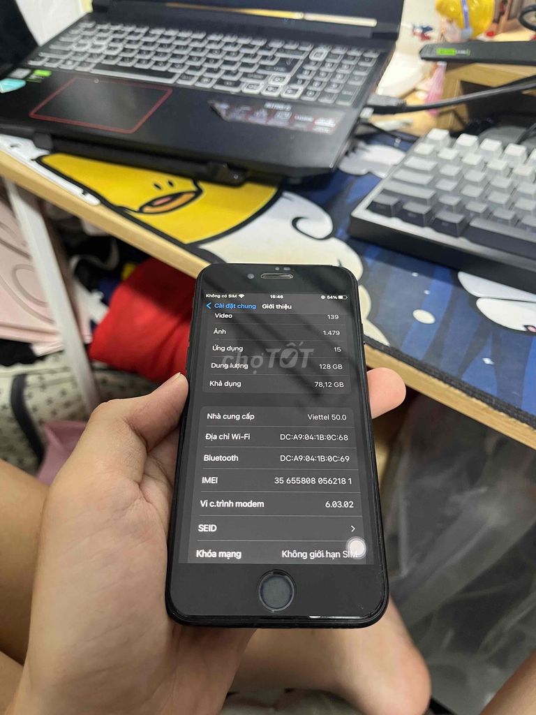 Apple iPhone 7 128GB Đen. Mua bán Điện thoại tại Quận Gò Vấp Tp Hồ Chí Minh được đăng bởi Nguyễn Duy Thảo hình 1